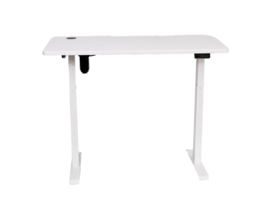 One-piece single motor standing desk